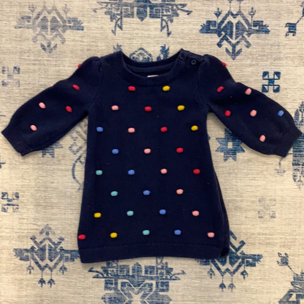 Baby GAP PomPom tunic sweater